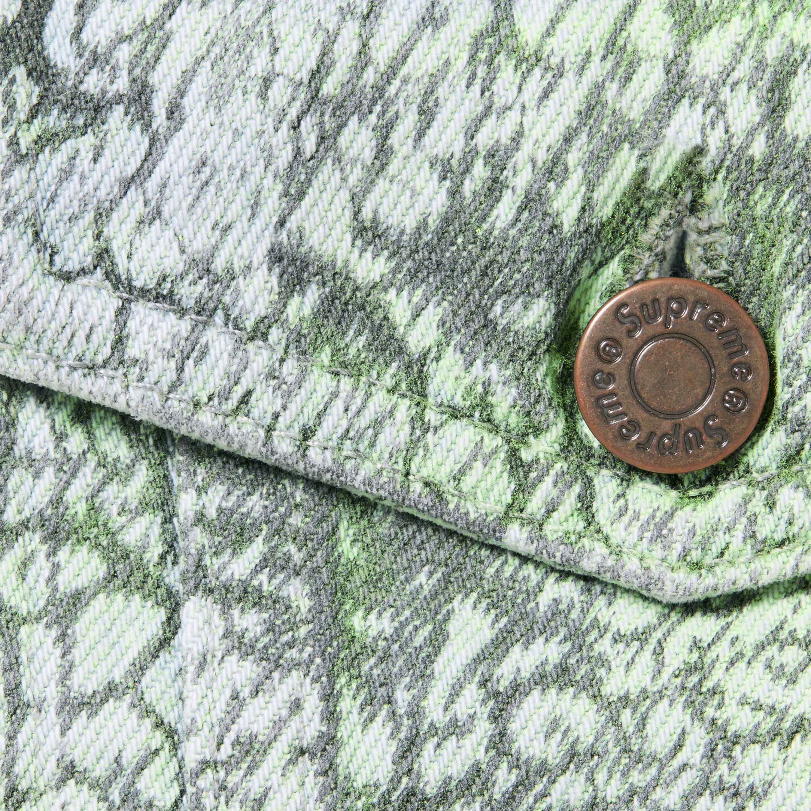 Crackle Denim Trucker Jacket view 10